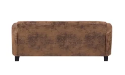Ropez Antis Sofa 3 osobowa zamsz brązowy Gobi 03
