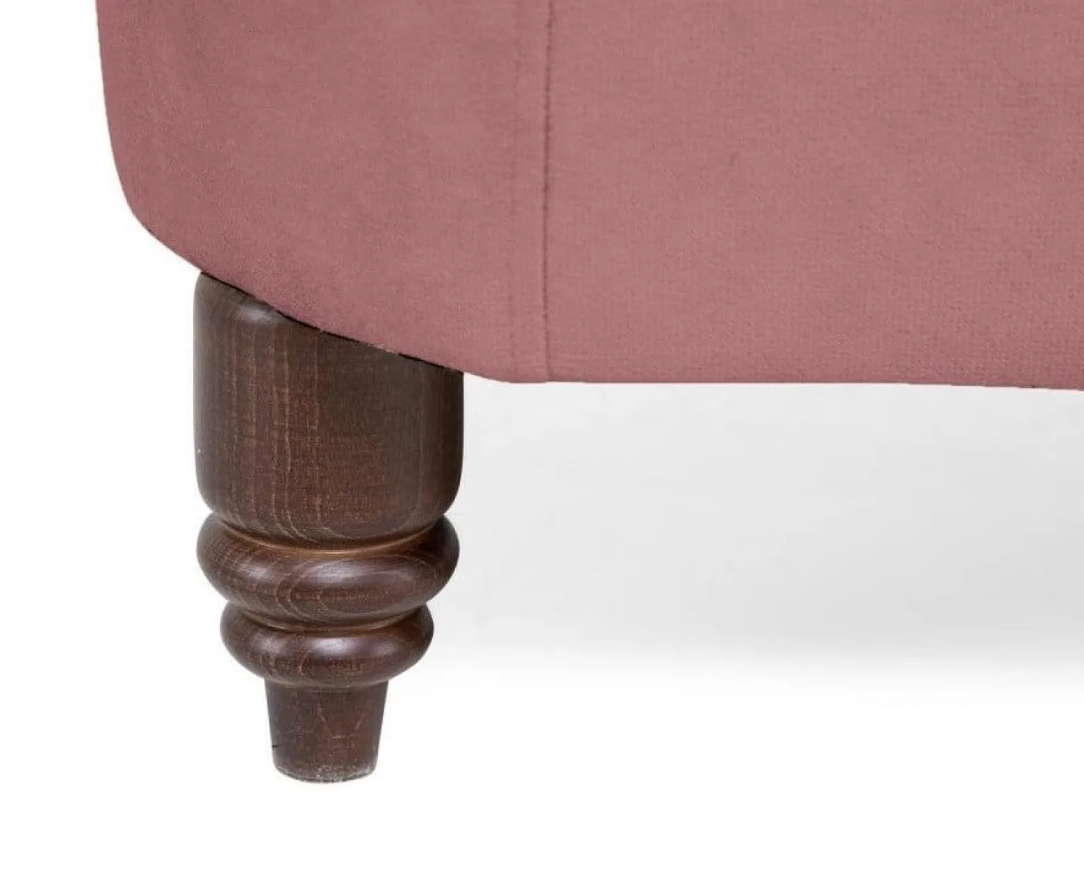 Ropez Chesterfield Oxford sofa 2os. pikowana welur wrzosowy