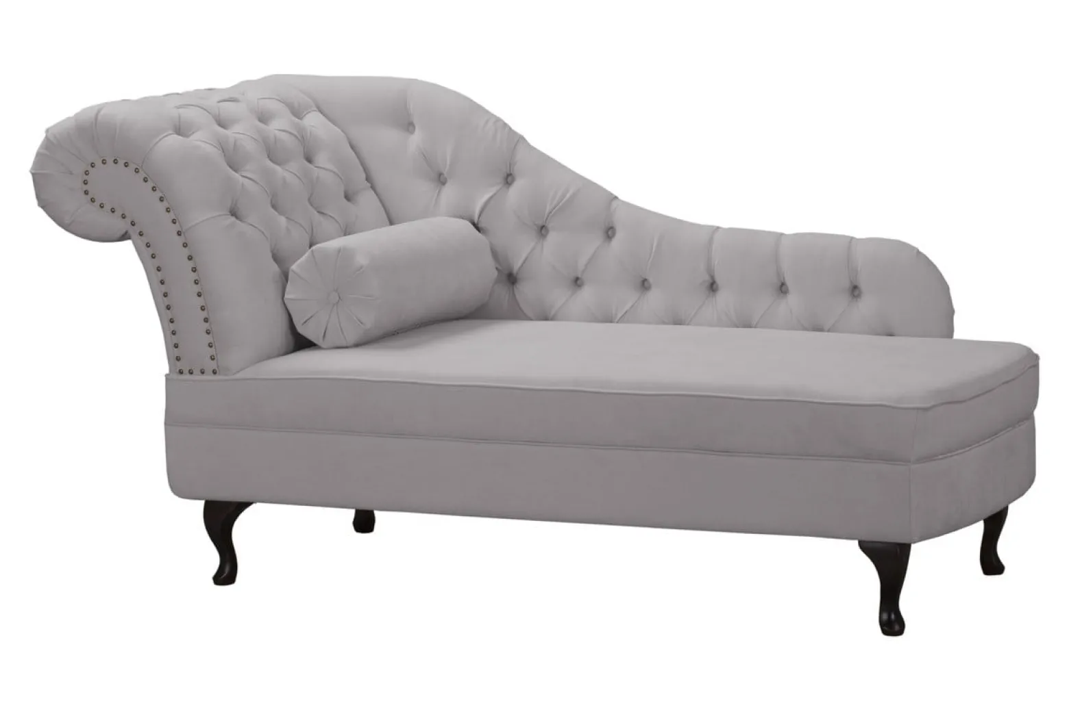 Ropez Chesterfield Pako szezlong lewy mikrofibra szary