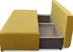 Rozkładana sofa ze sprężynami bonell Eufori Plus Różowa