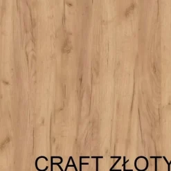 Rozkładany stół okrągły JAVA - Craft złoty