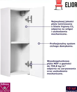 Ryflowana szafka łazienkowa - Riska