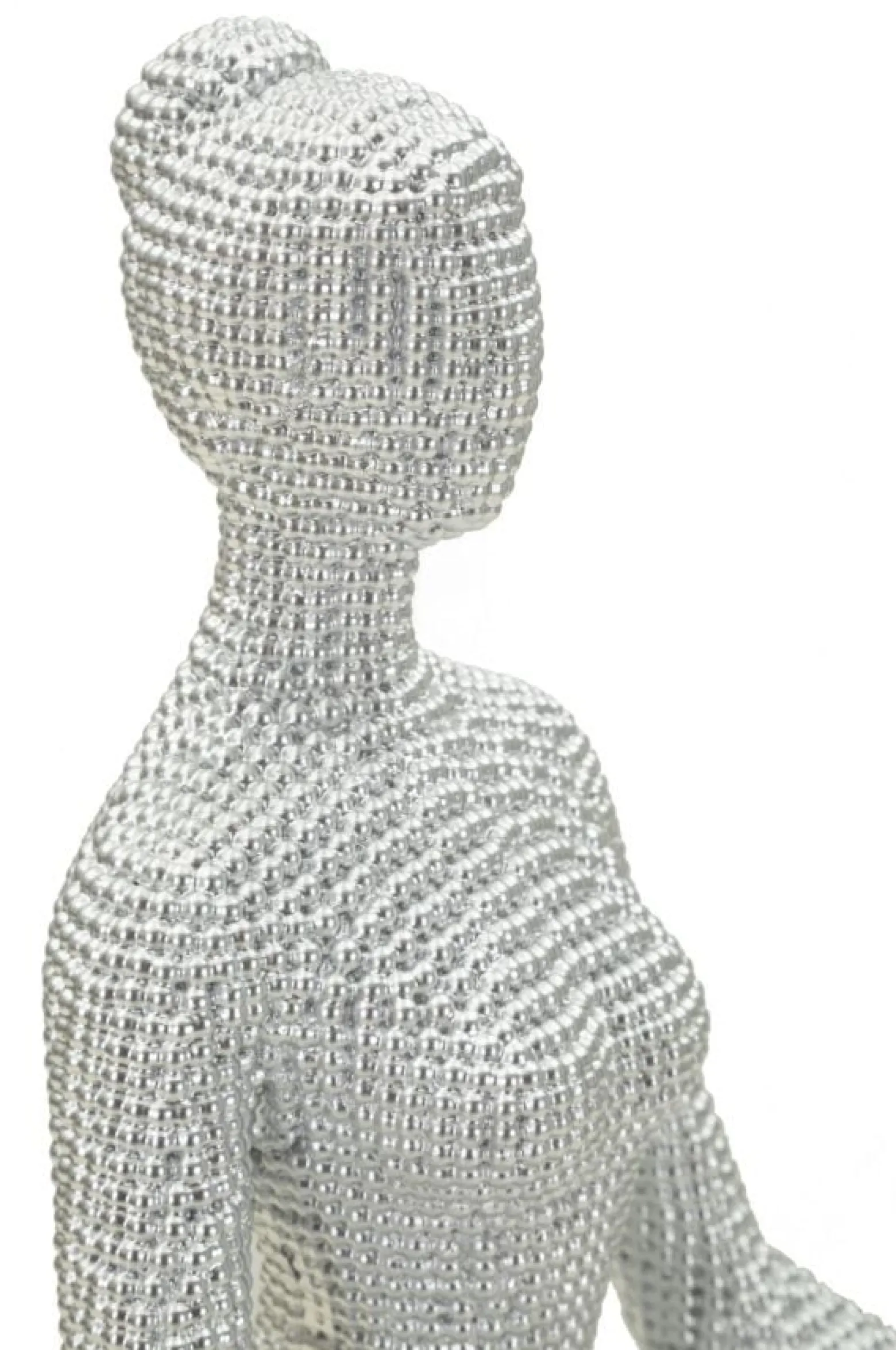 Rzeźba z żywicy srebrnej 20,5x15,5x23 cm