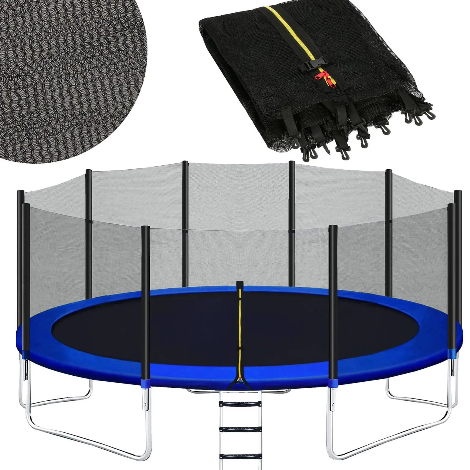 Siatka do trampoliny zewnętrzna 15FT 460 cm 10 słupków