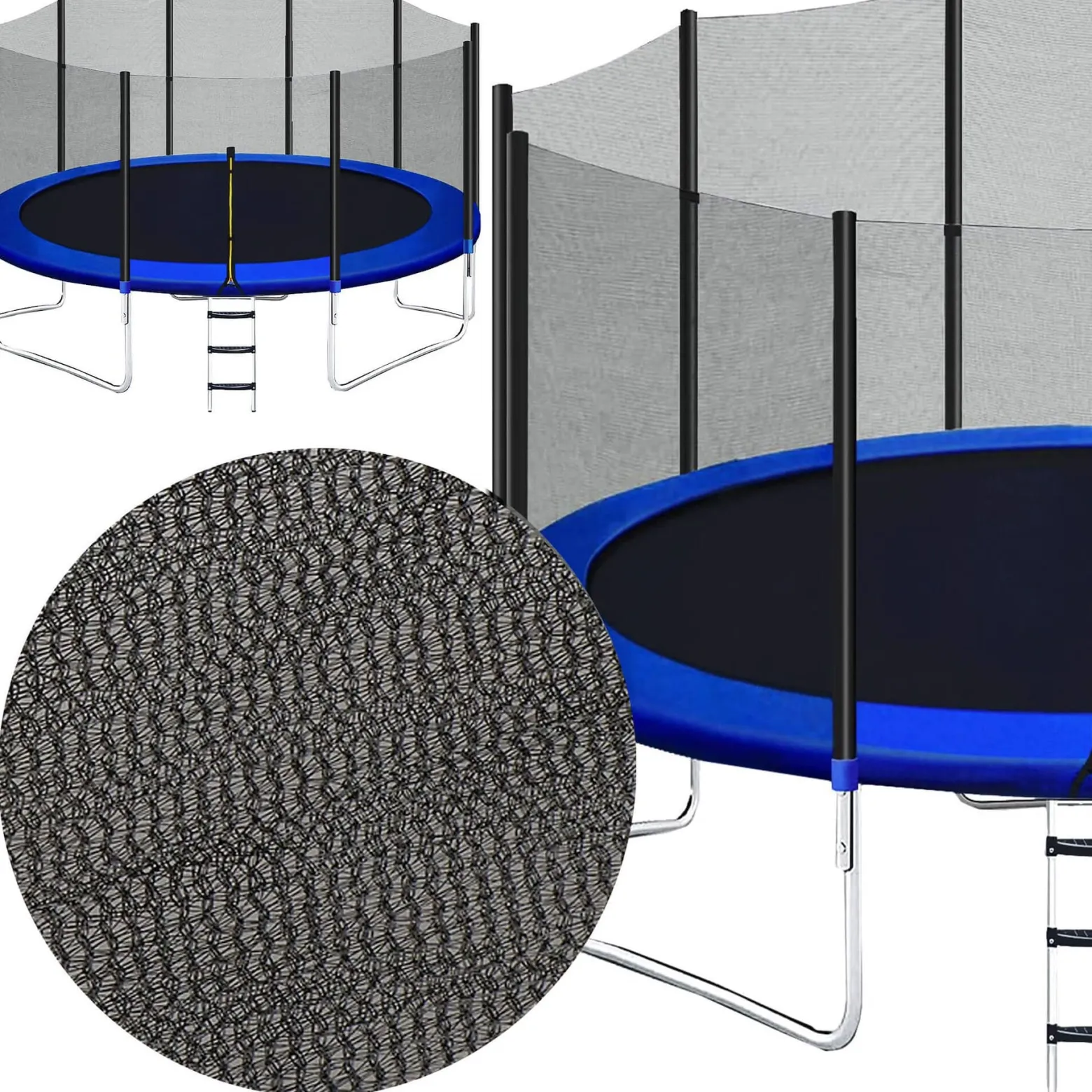 Siatka do trampoliny zewnętrzna 15FT 460 cm 10 słupków