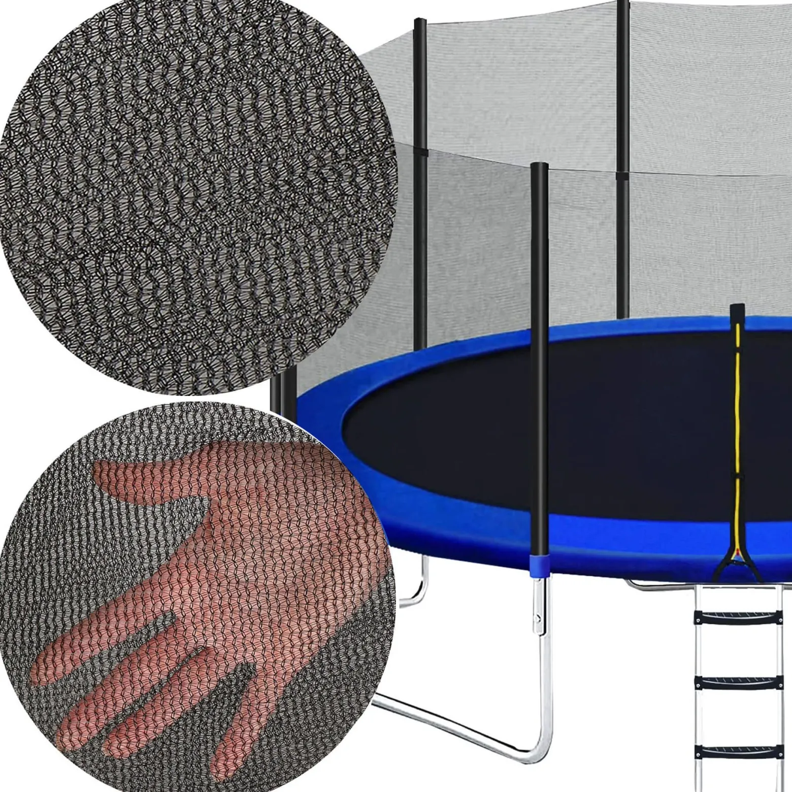 Siatka do trampoliny zewnętrzna 15FT 460 cm 10 słupków