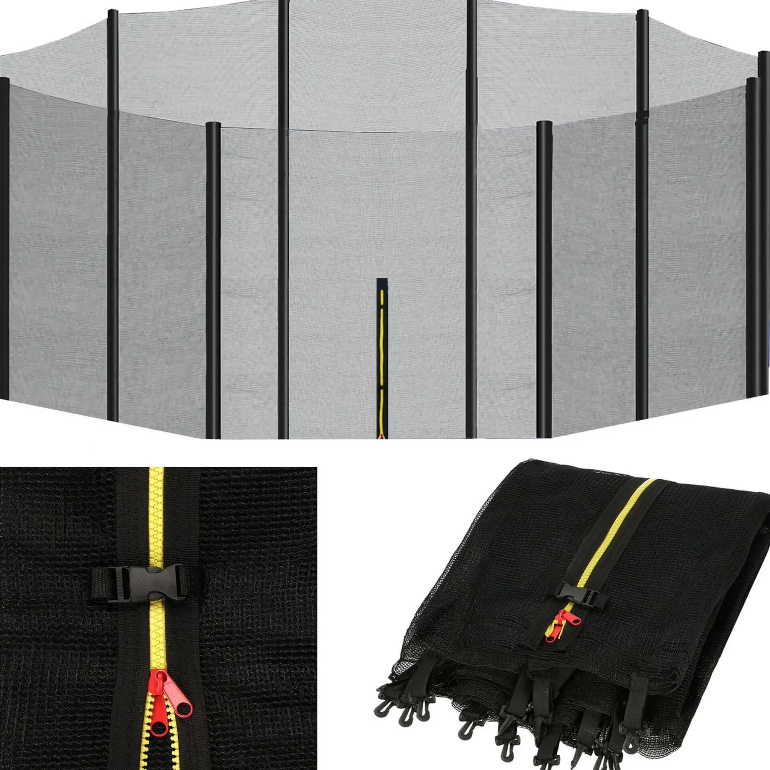 Siatka do trampoliny zewnętrzna 15FT 460 cm 10 słupków