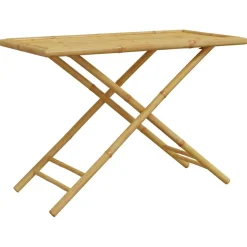 Składany stolik ogrodowy, 110x55x75 cm, bambusowy