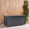Skrzynia ogrodowa aluminium 190 l ciemnoszara