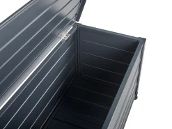 Skrzynia ogrodowa aluminium 190 l ciemnoszara