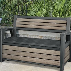 Skrzynia Ogrodowa ŁAWKA Keter Deco Garden 227L Siedzisko na Balkon 2w1