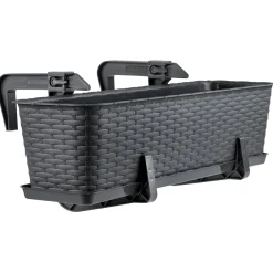 Skrzynka Balkonowa Doniczka Uchwyty Podstawka 60cm