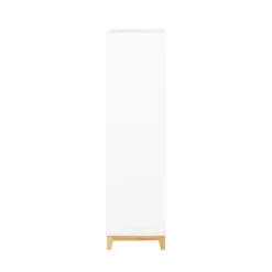 SoBuy Szafka na buty z trzema drzwiczkami 80x34x122.1cm FSR189-NW
