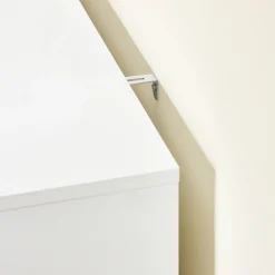 SoBuy Szafka na buty z trzema drzwiczkami 80x34x122.1cm FSR189-NW