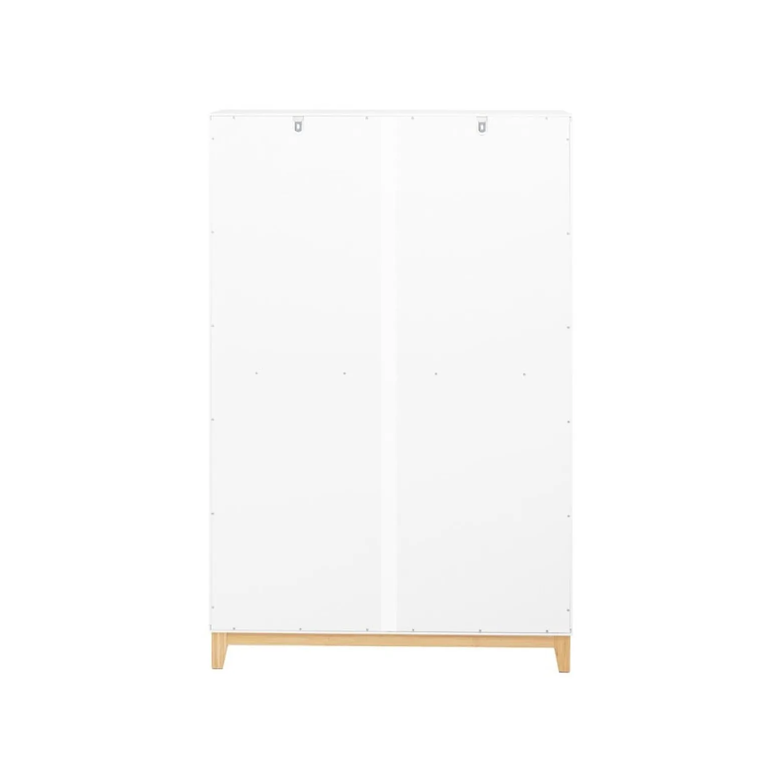 SoBuy Szafka na buty z trzema drzwiczkami 80x34x122.1cm FSR189-NW