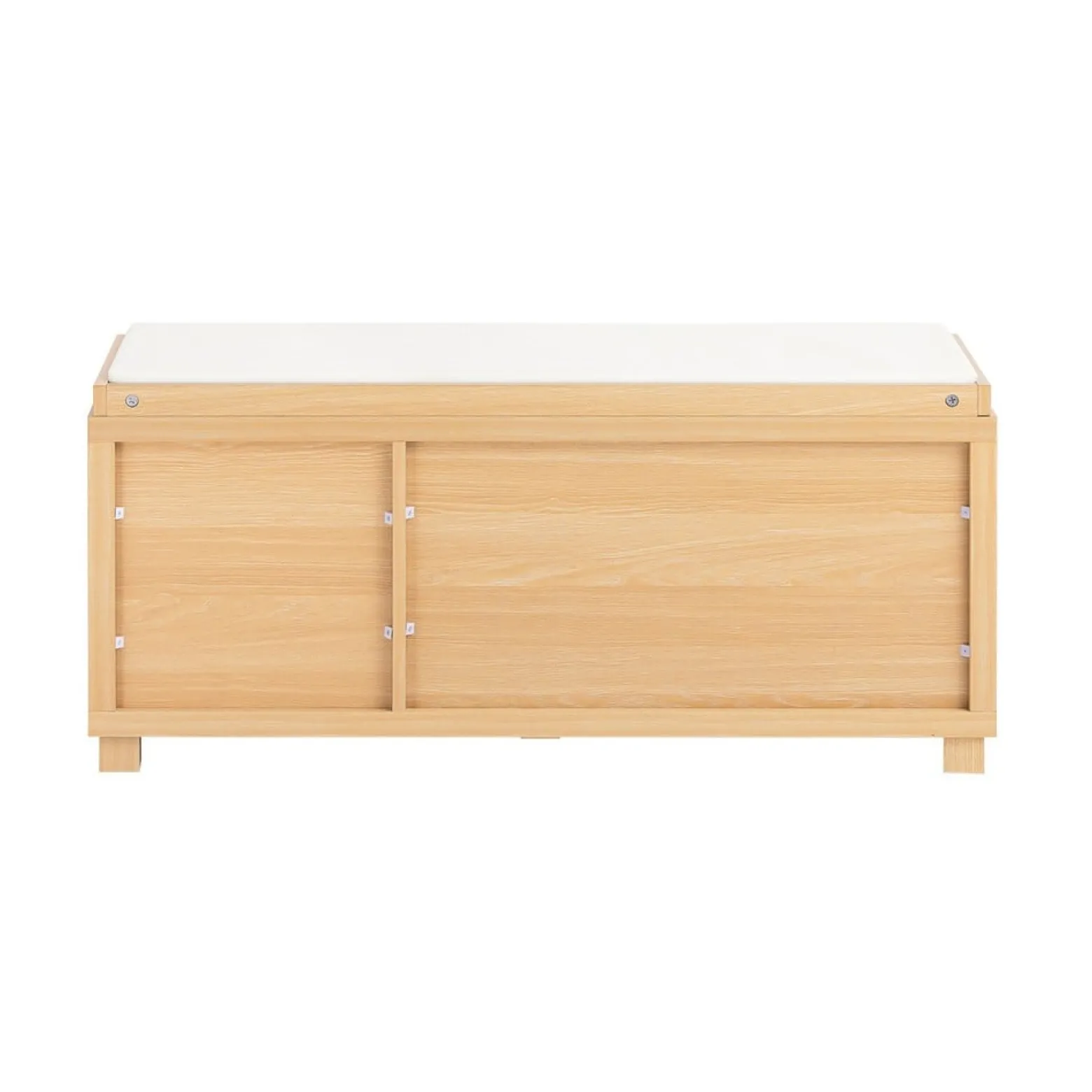 SoBuy Ławka na buty z 3 drzwiczkami 104x35x47cm Nowoczesny FSR188-N