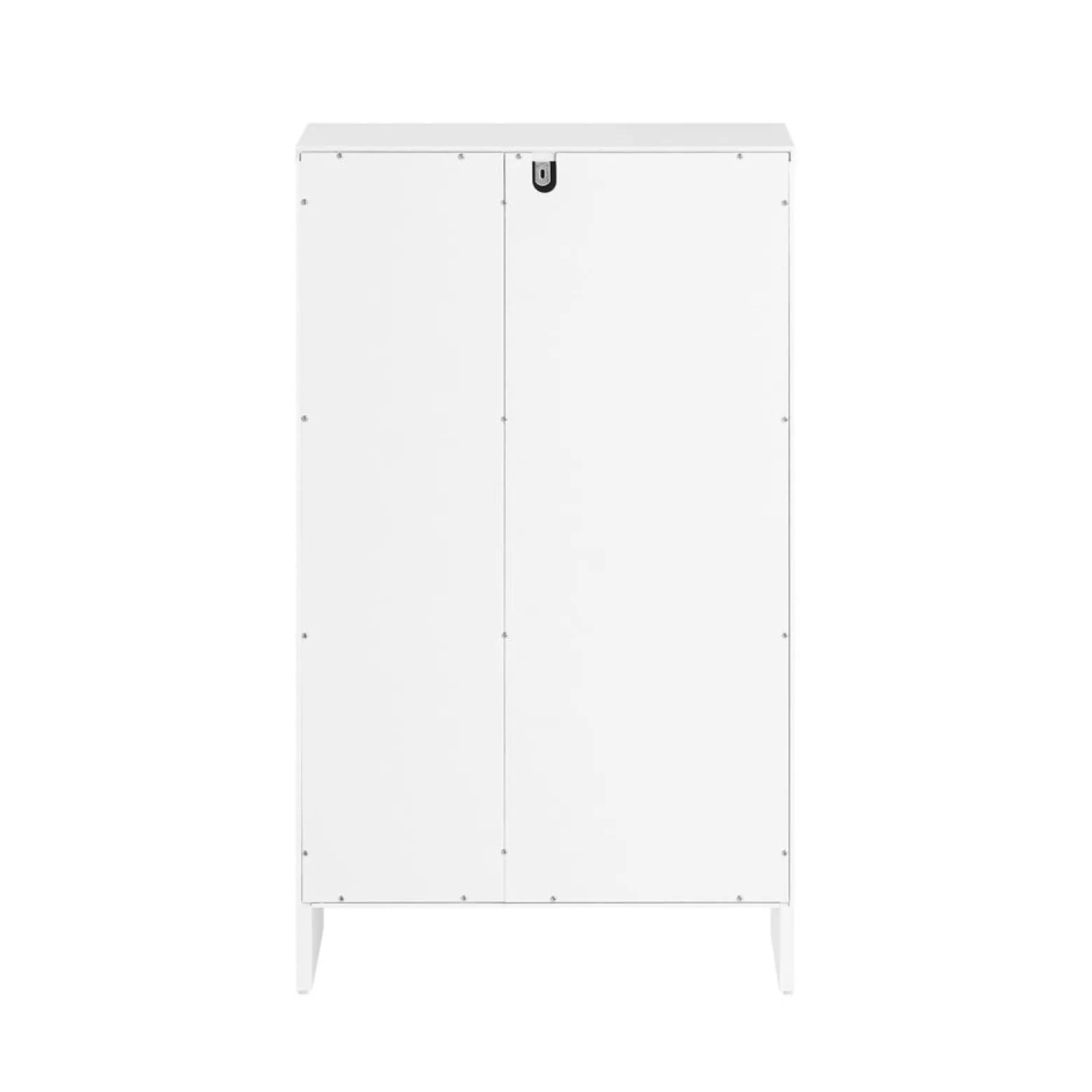 SoBuy Komoda na bieliznę z 1 drzwiami Biały 30x50x86cm Klasyczny BZR156-W