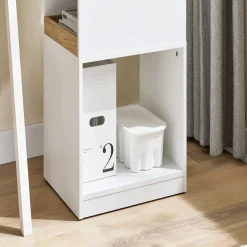SoBuy Kontener biurowy z jedną szufladą 40x50x65cm Nowoczesny ASK08-NW