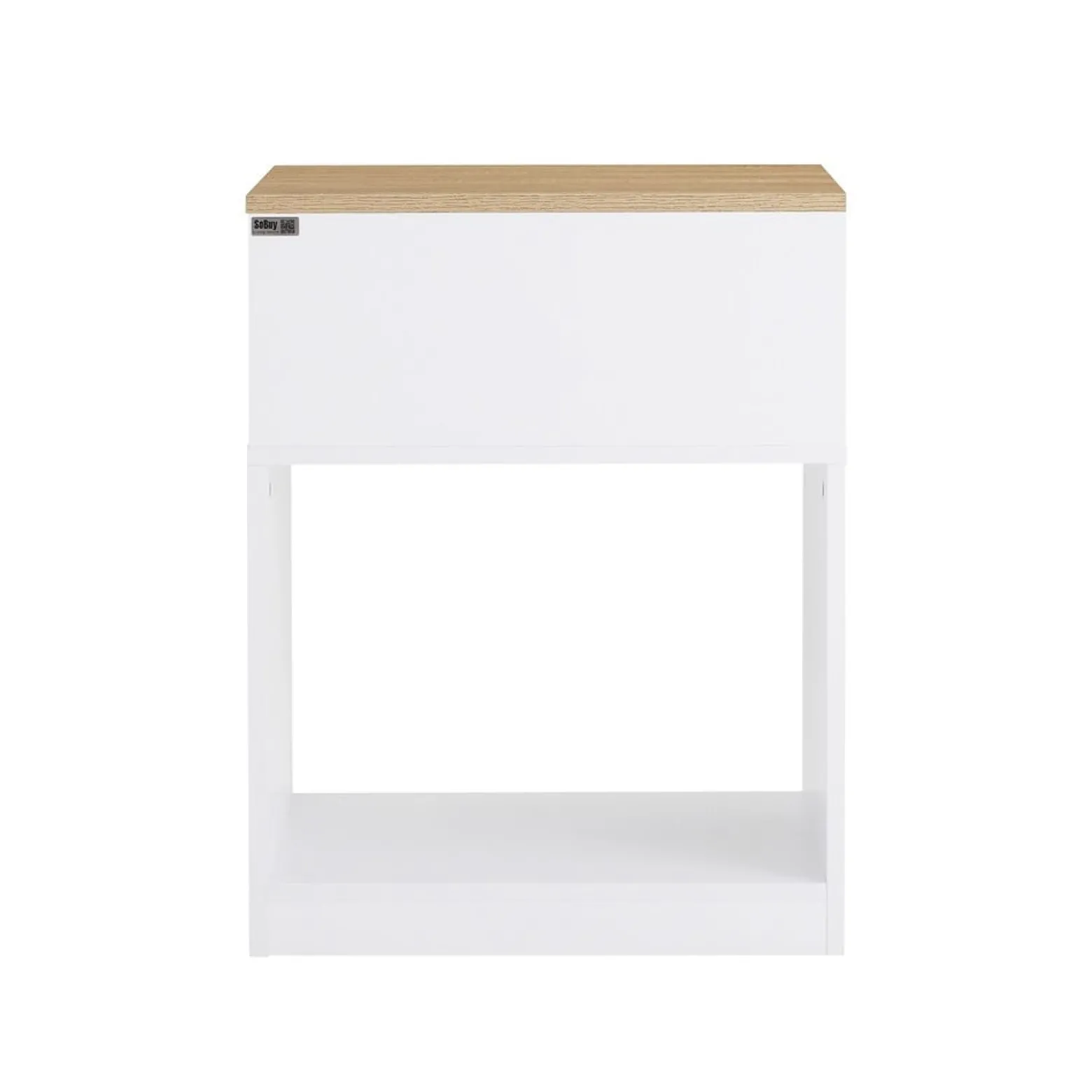 SoBuy Kontener biurowy z jedną szufladą 40x50x65cm Nowoczesny ASK08-NW