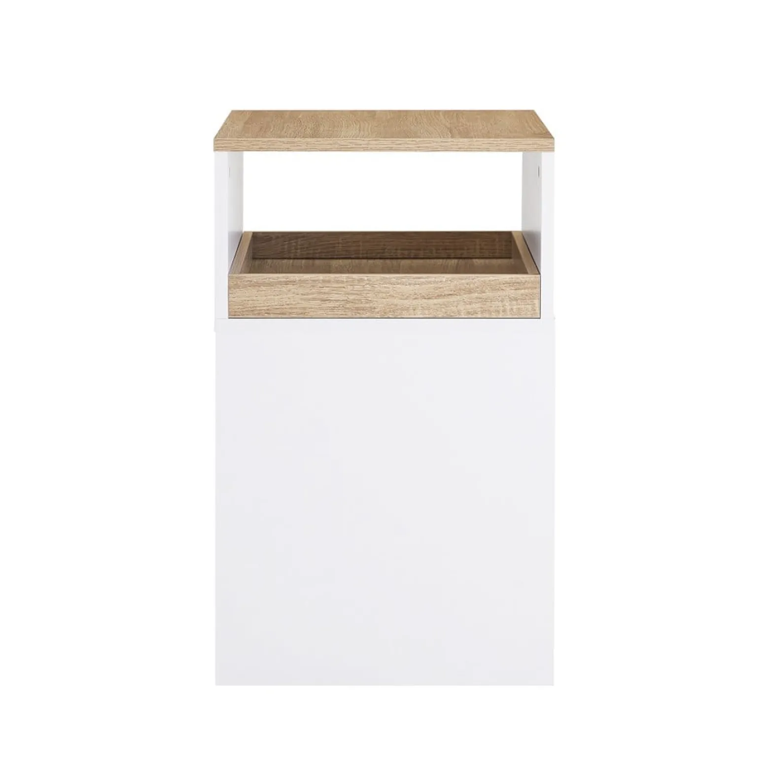 SoBuy Kontener biurowy z jedną szufladą 40x50x65cm Nowoczesny ASK08-NW