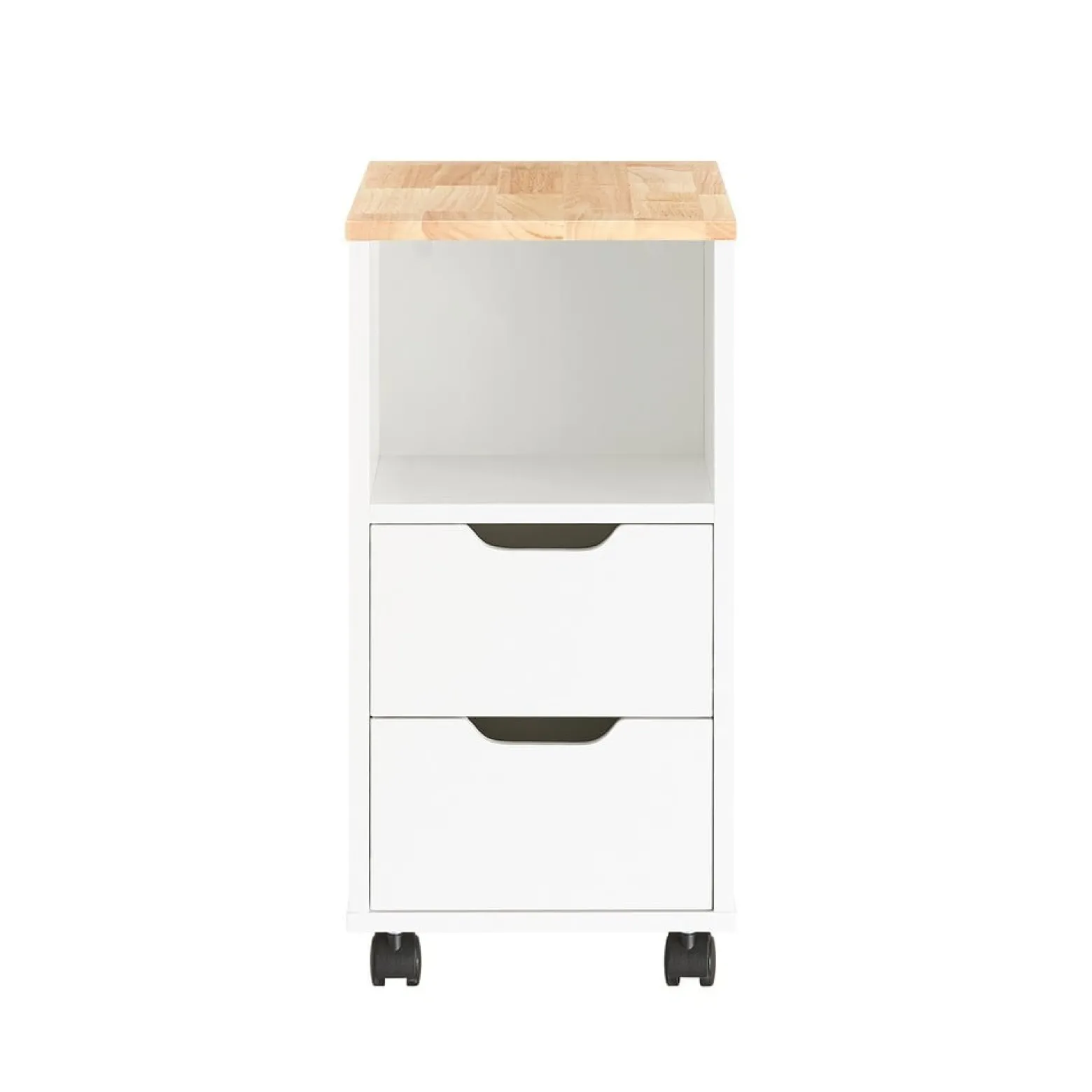 SoBuy Kontener biurowy z jedną szufladą 60x30x60cm Nowoczesny FBT130-NW