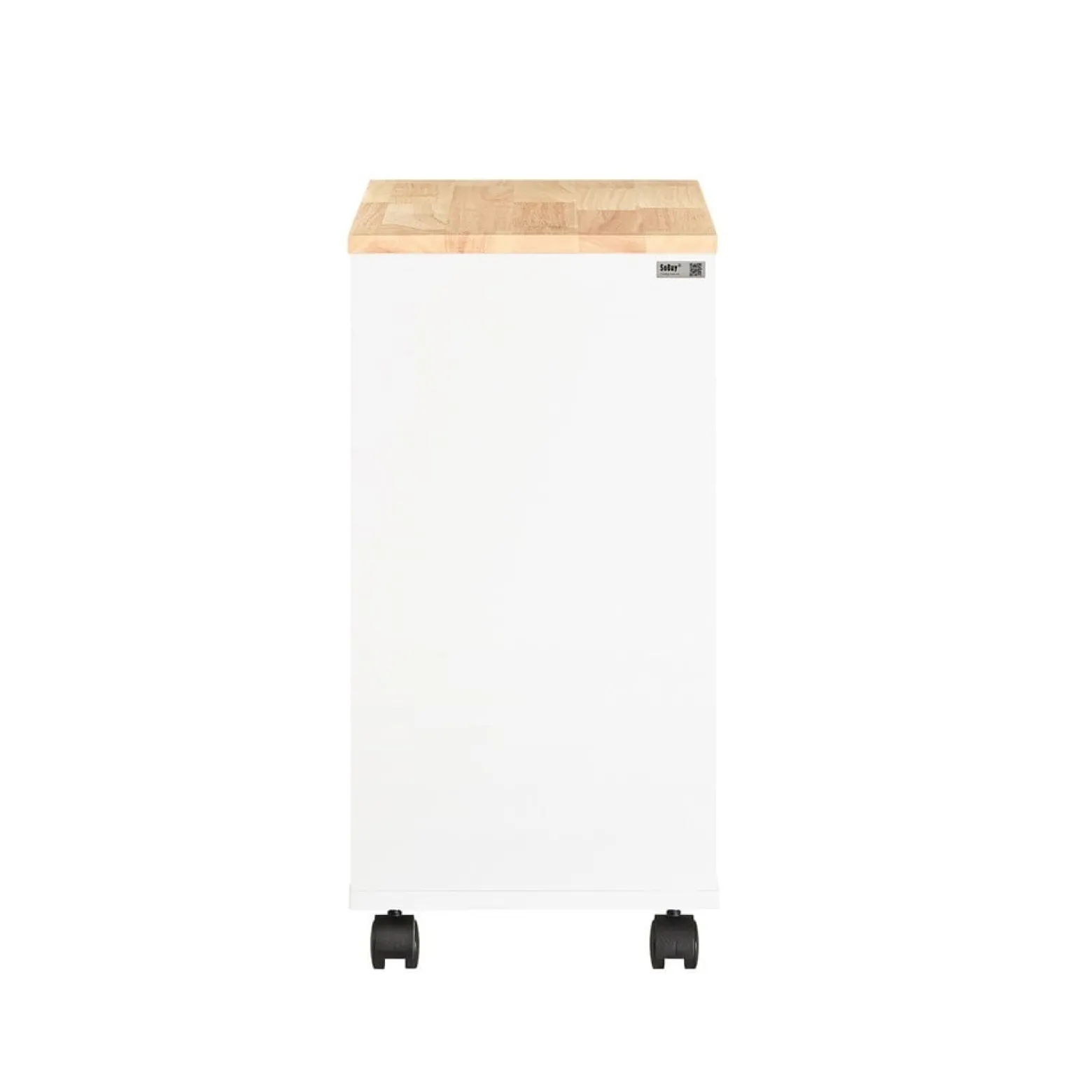 SoBuy Kontener biurowy z jedną szufladą 60x30x60cm Nowoczesny FBT130-NW