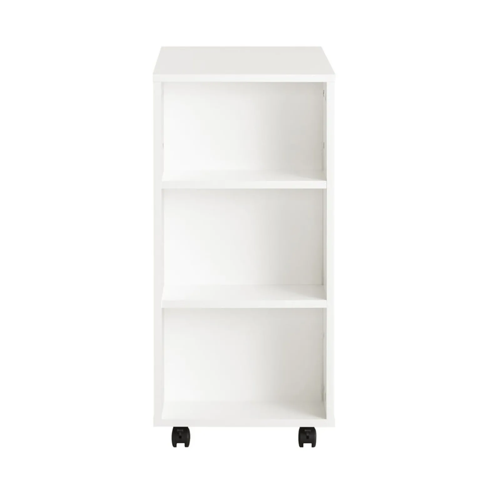 SoBuy Kontener biurowy z 4 półkami Biały 60x35x75cm Nowoczesny FBT68-W