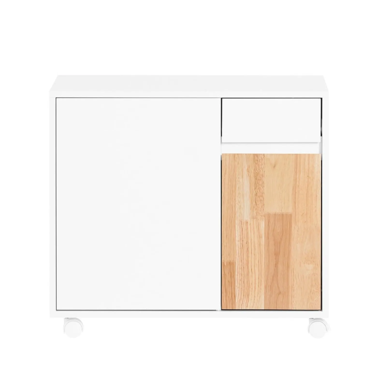 SoBuy Kontener biurowy z 1 szufladą 65x35x58cm Nowoczesny ASK04-NW