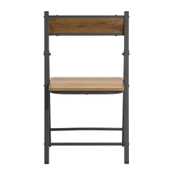 SoBuy Krzesło składane Ciemnobrązowy 54x46x80cm FST88-PF