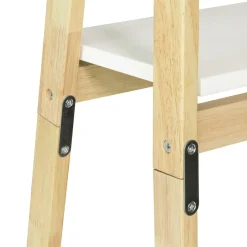 SoBuy Regał drabinkowy z 4 półkami 41.5x34.5x140cm Nowoczesny FRG162-N