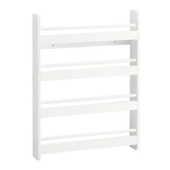 SoBuy Regał dziecięcy z 4 półkami Biały 60x12x80cm Nowoczesny KMB08-K-W