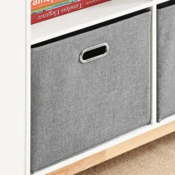 SoBuy Regał dziecięcy z 2 szufladami Biały 100x35x80cm Nowoczesny KMB85-W
