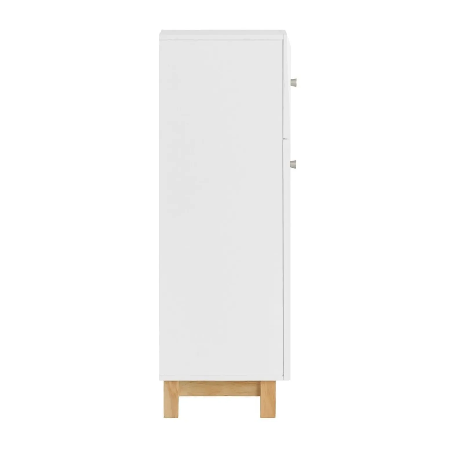 SoBuy Szafka na bieliznę z 1 szufladą Biały 34x30x89.5cm Nowoczesny BZR93-W