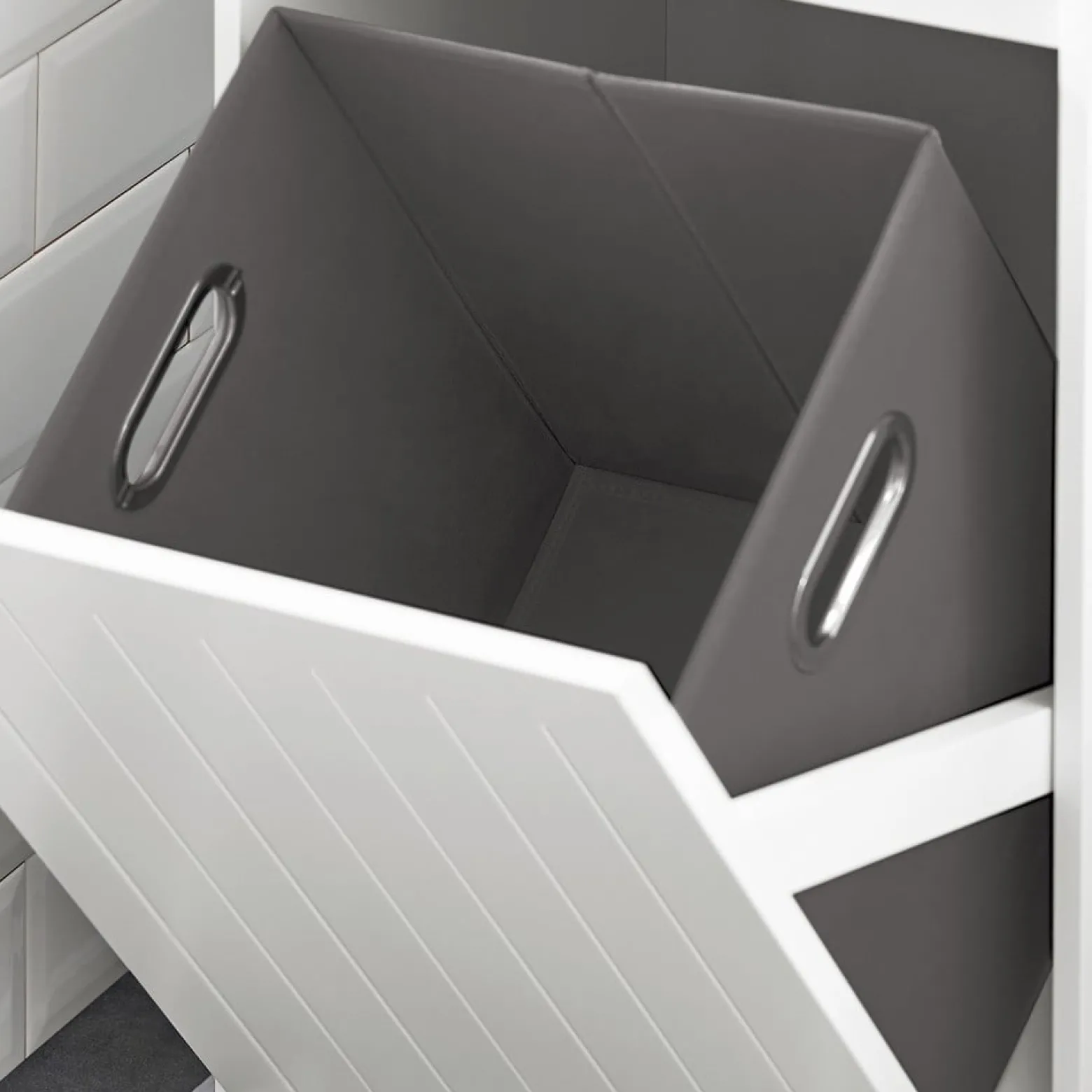SoBuy Szafka na bieliznę z 1 szufladą Biały 40x39x85cm BZR110-W