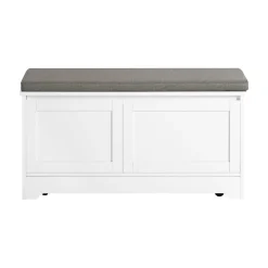 SoBuy Szafka na buty z jedną szufladą Biały 90x36x44cm FSR136-W