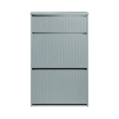 SoBuy Szafka na buty z jedną szufladą Jasnoszary 61x26x100cm FSR165-HG