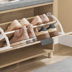 SoBuy Szafka na buty z jednymi drzwiami 60x24x50cm FSR199-N