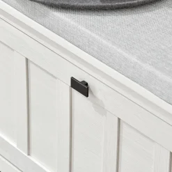 SoBuy Szafka na buty z jednymi drzwiami Biały 80x30x50cm FSR161-W
