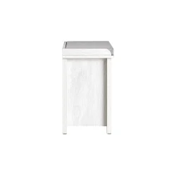 SoBuy Szafka na buty z jednymi drzwiami Biały 80x30x50cm FSR161-W