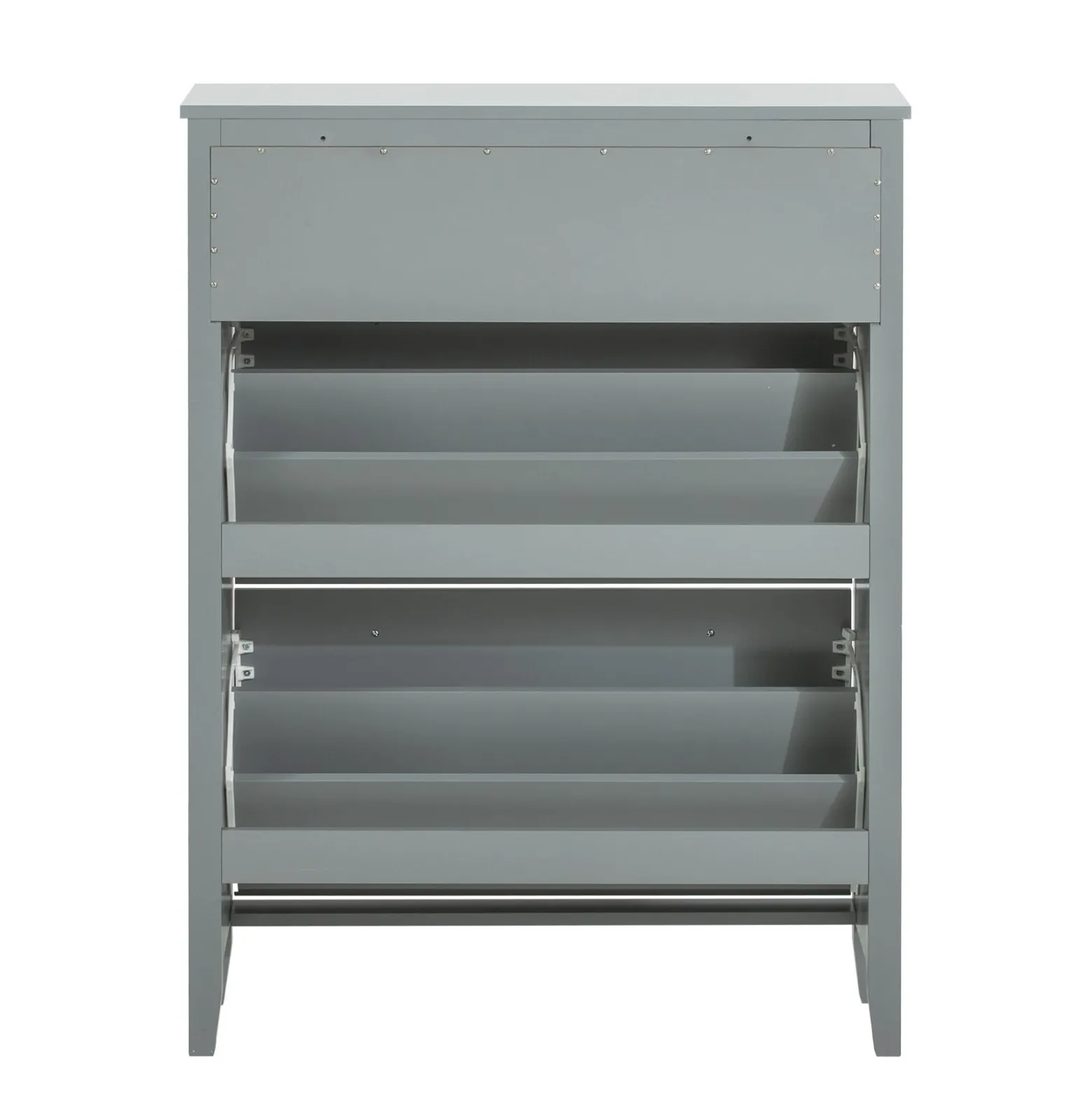 SoBuy Szafka na buty z 1 szufladą Jasnoszary 80x25x108cm FSR89-HG