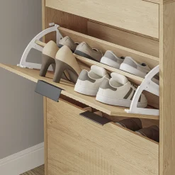 SoBuy Szafka na buty z szufladą Jasny dąb 60×24×95 FSR212-N