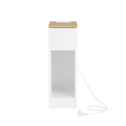 SoBuy Szafka nocna z jedną szufladą 35x20x60cm FBT111-E-WN