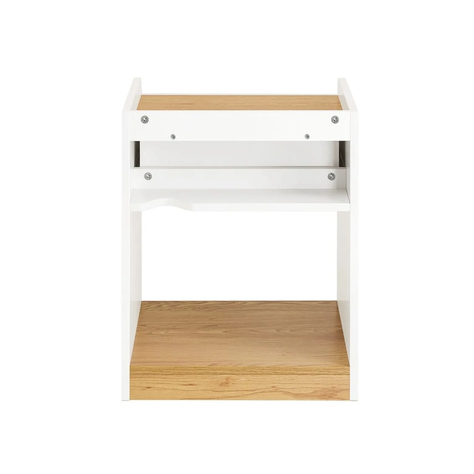 SoBuy Szafka nocna z jedną szufladą 45x40x55cm FBT128-WN