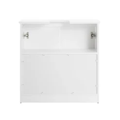 SoBuy Szafka pod umywalkę Biały 60x30x60cm Nowoczesny BZR108-W