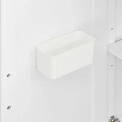 SoBuy Wyspa kuchenna z 3 szufladami Biały/Drewno 130x71x91cm FKW41-II-WN
