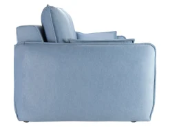Sofa dwuosobowa Severo rozkładana z pojemnikiem niebieska
