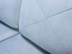 Sofa dwuosobowa Severo rozkładana z pojemnikiem niebieska