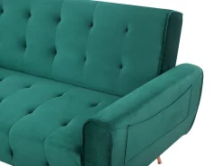 Sofa kanapa funkcja spania szmaragdowa