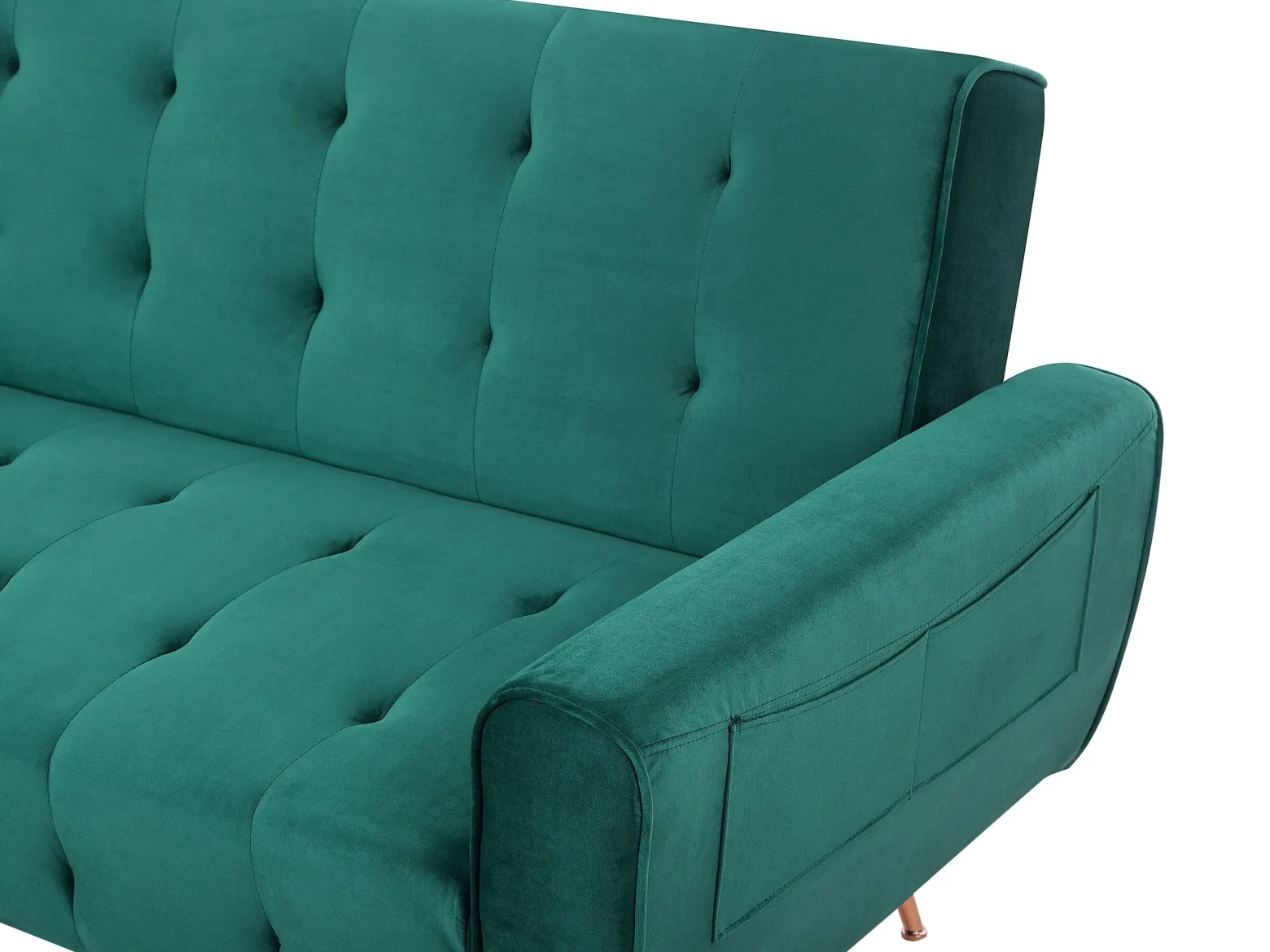 Sofa kanapa funkcja spania szmaragdowa