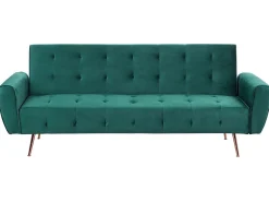 Sofa kanapa funkcja spania szmaragdowa